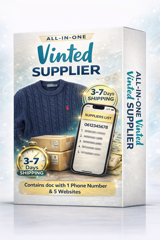 Vinted Supplier All in One + Resell Guide